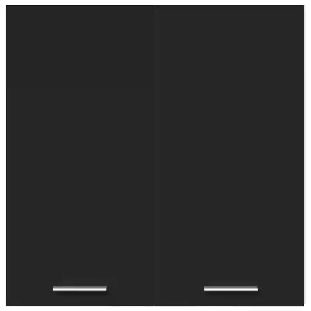 Mobile Pensile “Lyon” Nero 60x31x60 cm in Legno Multistrato 801269