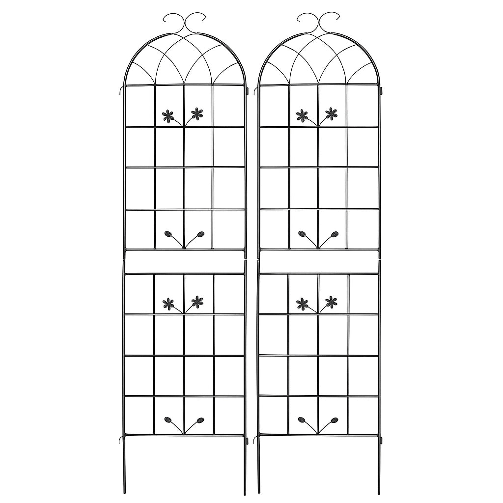 Set 2 Griglie per piante rampicanti ¨C Minimal ¨C Metallo giardino esterno