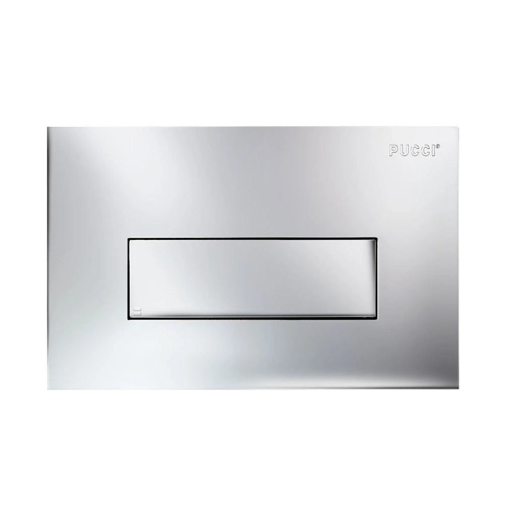 PLACCA DI COMANDO SARA LINEA MONO TASTO  CROMATA     PUCCI