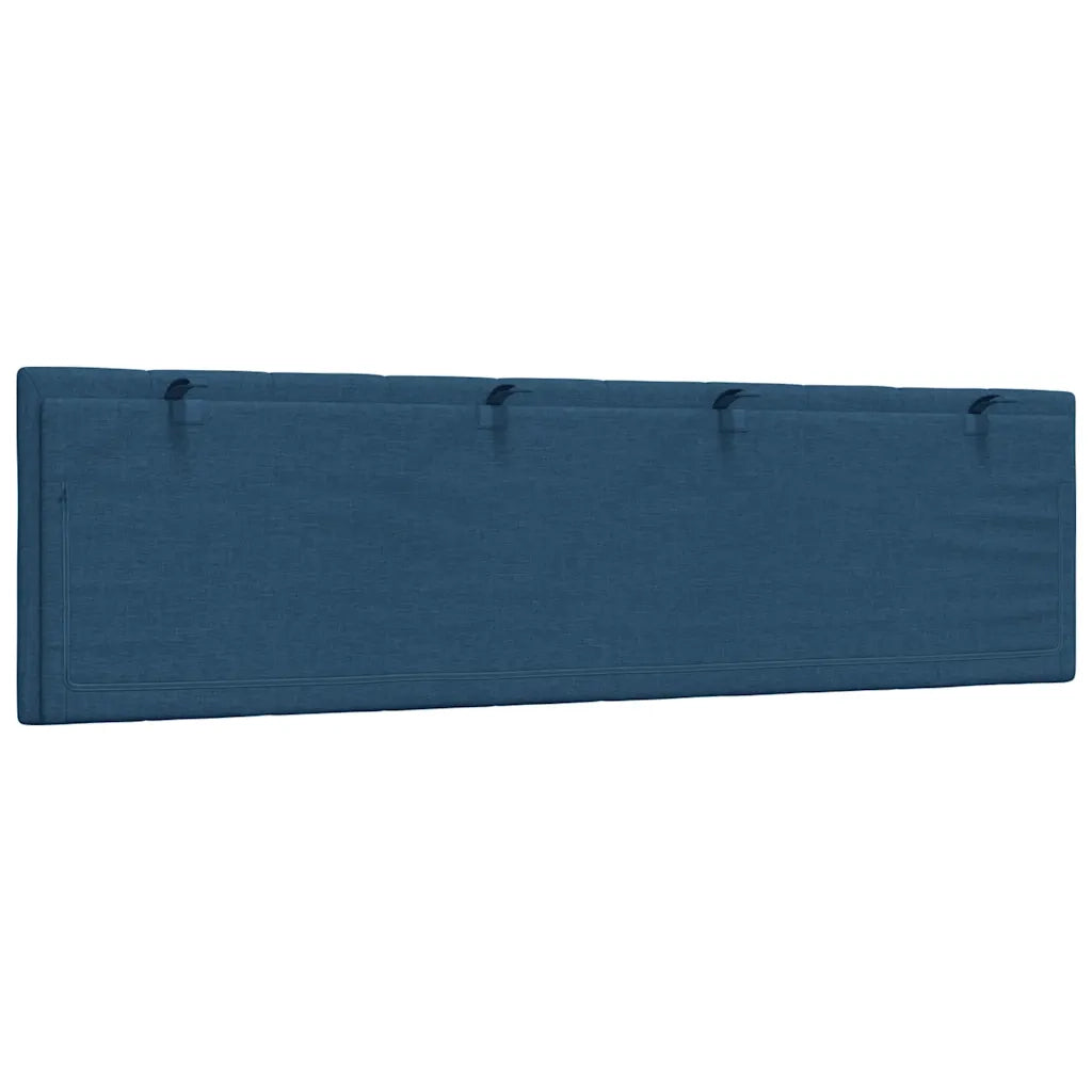 Cuscino Testiera Hanko Blu 180 cm in Tessuto CFW1516015