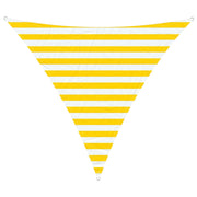 Vela Parasole | Telo Ombra | Vela da ombra solare Giallo e Bianco 2 x 2 x 2 m