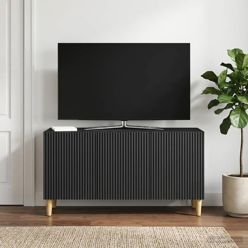 Mobile TV Nero 99 x 34,5 x 50 cm Legno ingegnerizzato 894716