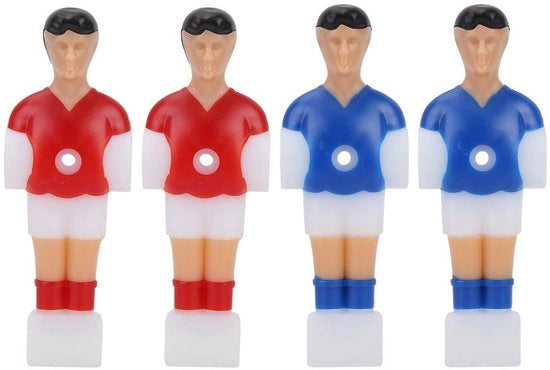 Set di calciatori da tavolo - 12,7 mm diametro foro - Materiali sintetici - Leggero - Sostenibile - Artigianato