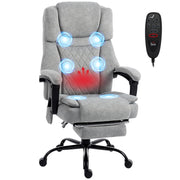 Sedia da ufficio con massaggio ¨C zephmum ¨C grigio, imbottita, regolabile