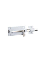 Chiusura a chiavistello per porta, ottone bianco lucido, scrocco Ø 8 mm, 70 x 30 mm – THIRARD
