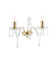MARIA TERESA APPLIQUE MT/2 PASTORALE 2 LUCI ATTACCO E14 L.32CM