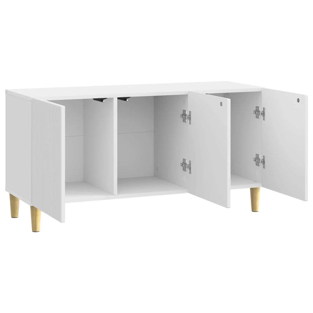 Mobile TV Bianco Lucido 99 x 34,5 x 50 cm Legno ingegnerizzato 894719