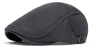 Cappello da sole estivo, unisex, morbido, respirante, pet con fronte, stile retro britannico, cappello da pittore morbido