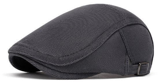 Cappello da sole estivo, unisex, morbido, respirante, pet con fronte, stile retro britannico, cappello da pittore morbido