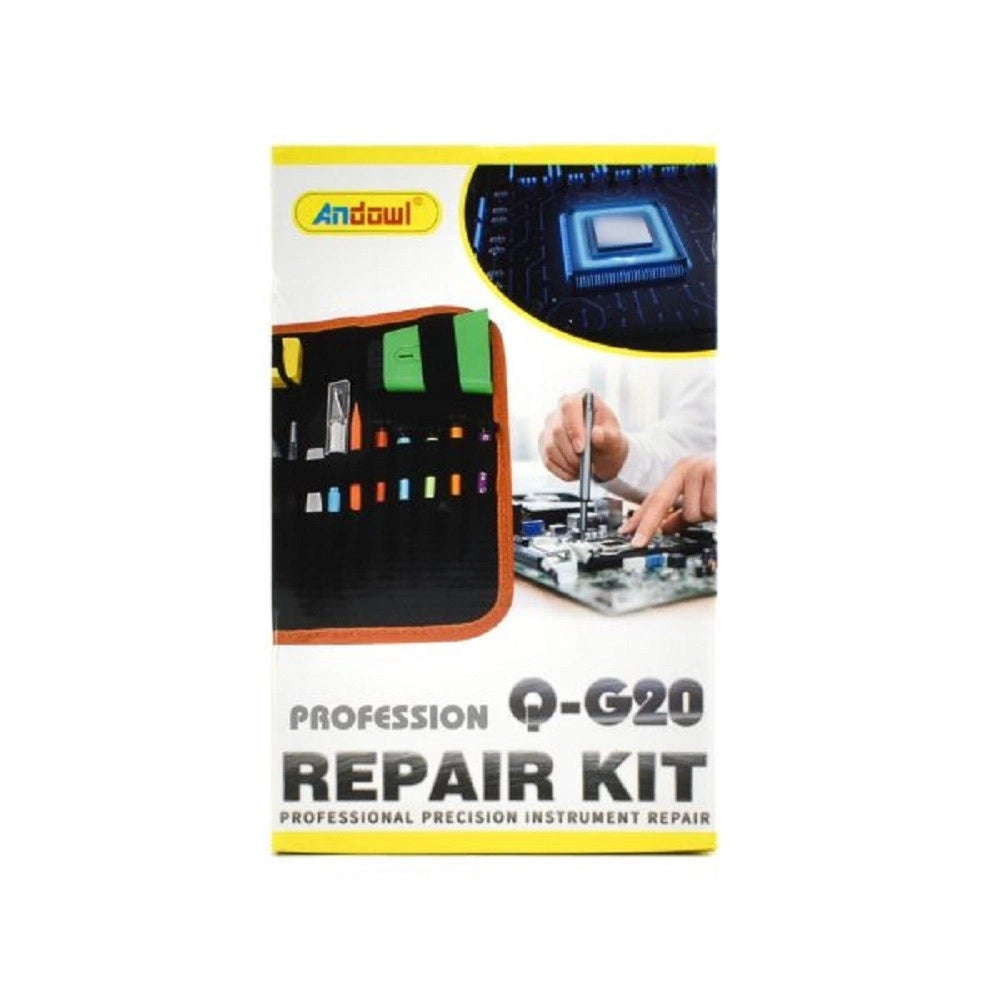 Trade Shop - Kit Di Attrezzi Strumenti Di Riparazione Di Precisione Con Borsa Portatile Q-g20 -