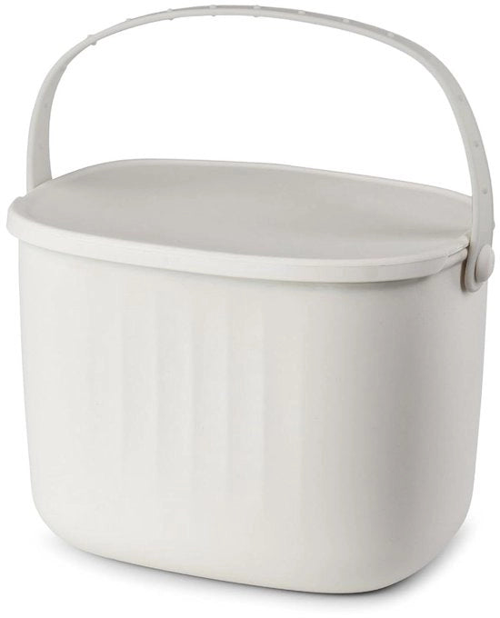 Compostatore Bio 5L per la Cucina - Cestino di Compostaggio Estetico e Senza Odore - Senza Sacchetto di Rifiuti
