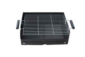 Barbecue a Carbone 50,5x34,5x31,5 cm Pieghevole in Acciaio Adventure Nero