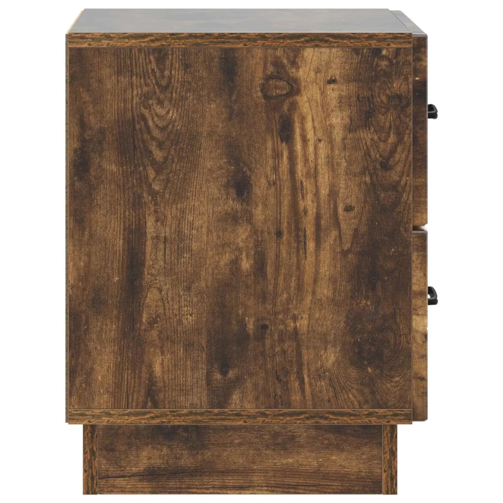Armadio da Notte 2 pcs Rovere Fumo 43 x 34,5 x 44,5 cm 895226