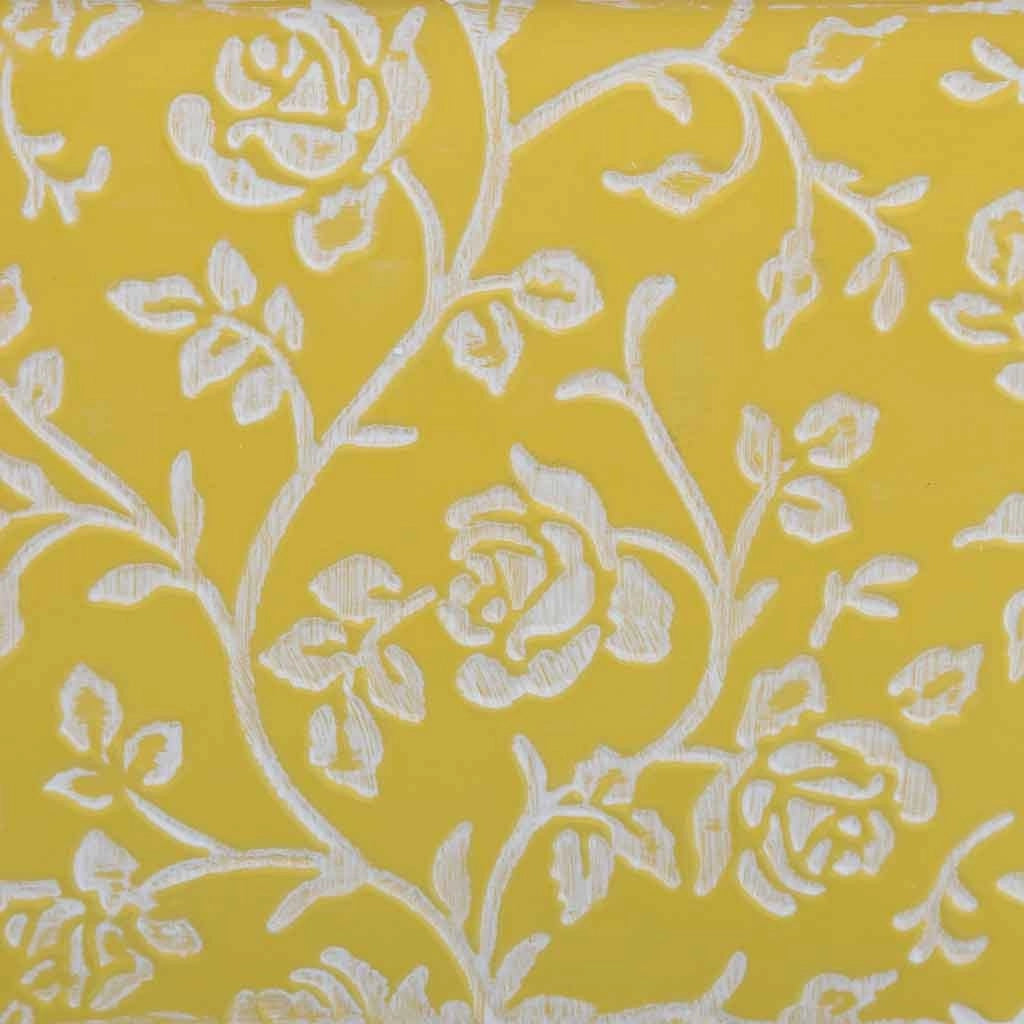 Cestino in metallo giallo 22,5x13,5x11,5 B20x11