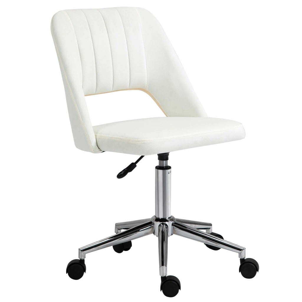 Sedia da ufficio regolabile ¨C Minimal ¨C crema 49x60x79-91 cm