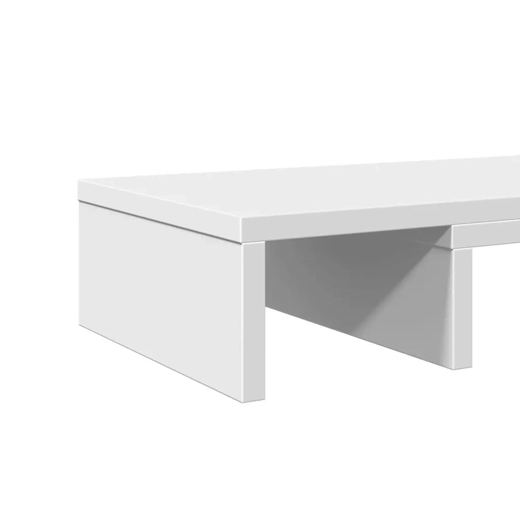 vidaXL Supporto Monitor Regolabile Bianco 60x24x10,5 cm in Truciolato