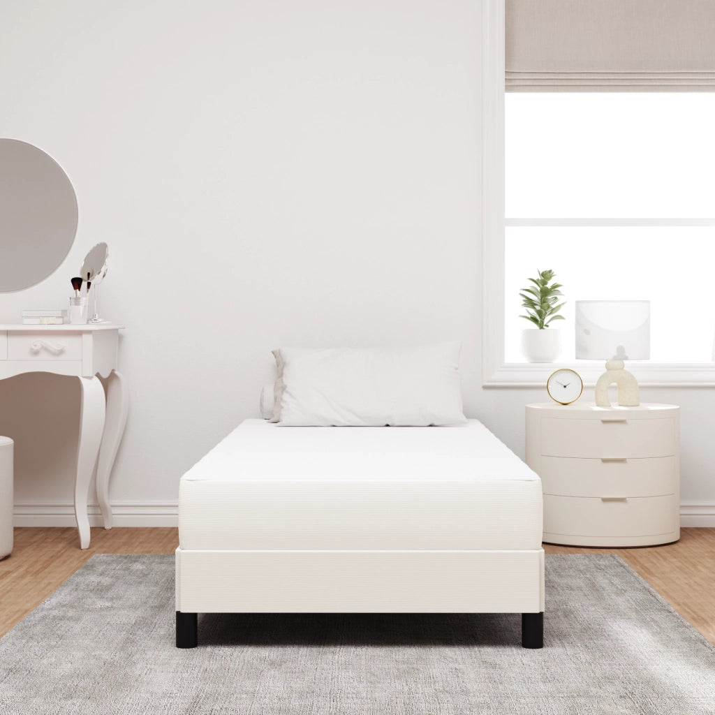 Materasso panna a molle insacchettate - Sensazione media - 80x200x20 cm tessuto