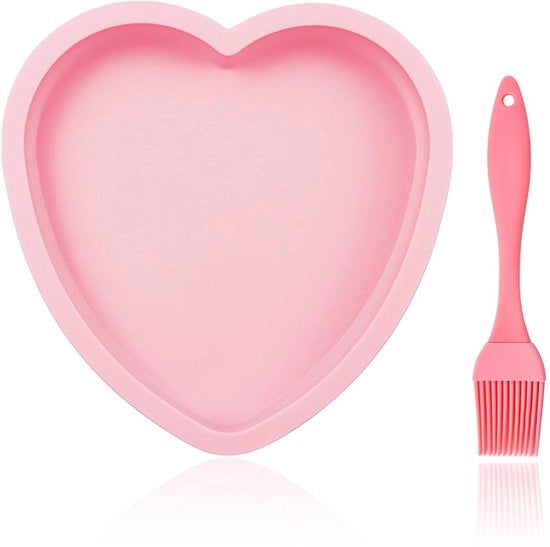 Forma in Silicone Resistente al Calore - Bacchetta per Pulire con Spugna - 8 Pollici - Rosso