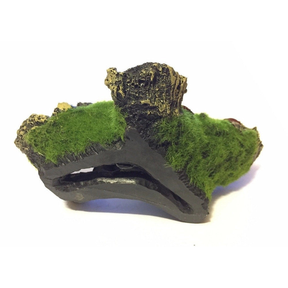 Trade Shop - Decorazione Per Acquario Grotta Paesaggistica 16cm Resina Pesci Acqua Ornamento -