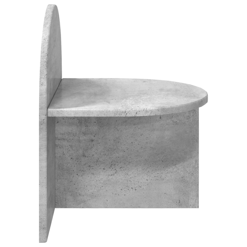 Comodino Grigio Cemento 40 x 35,5 x 45,5 cm 8001137