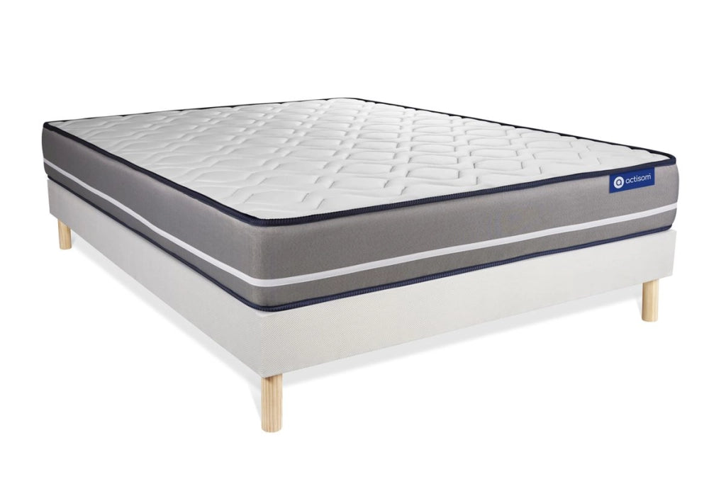 Kit rete e materasso Actilatex pur 120x190cm - Spessore : 20cm - Lattice e memory foam - rigido