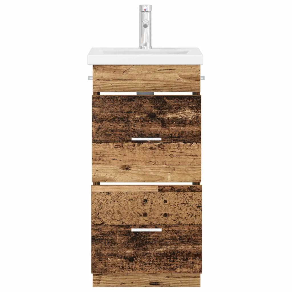 Mobile da bagno con lavabo Legno antico 42 x 40 x 84,5 cm 890702