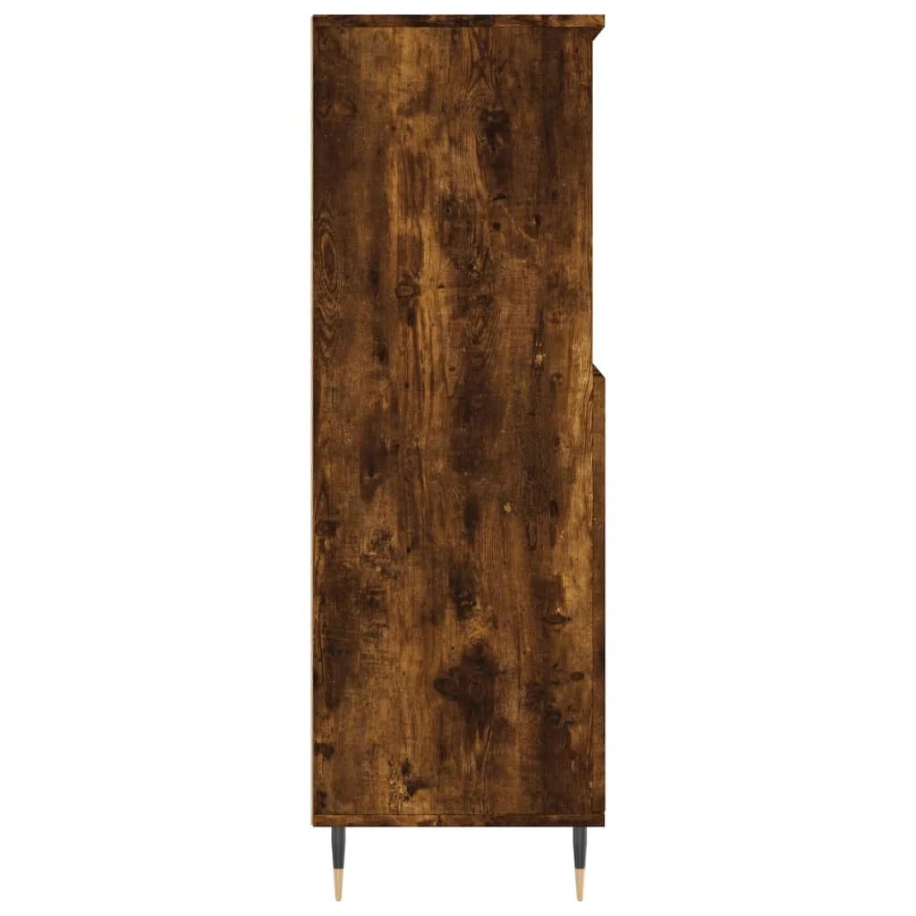 Buffet credenza cassettiera armadio mobile contenitore organizer cucina soggiorno salotto alto 60 x 36 x 110 cm legno ingegnerizzato marrone 02_0033377