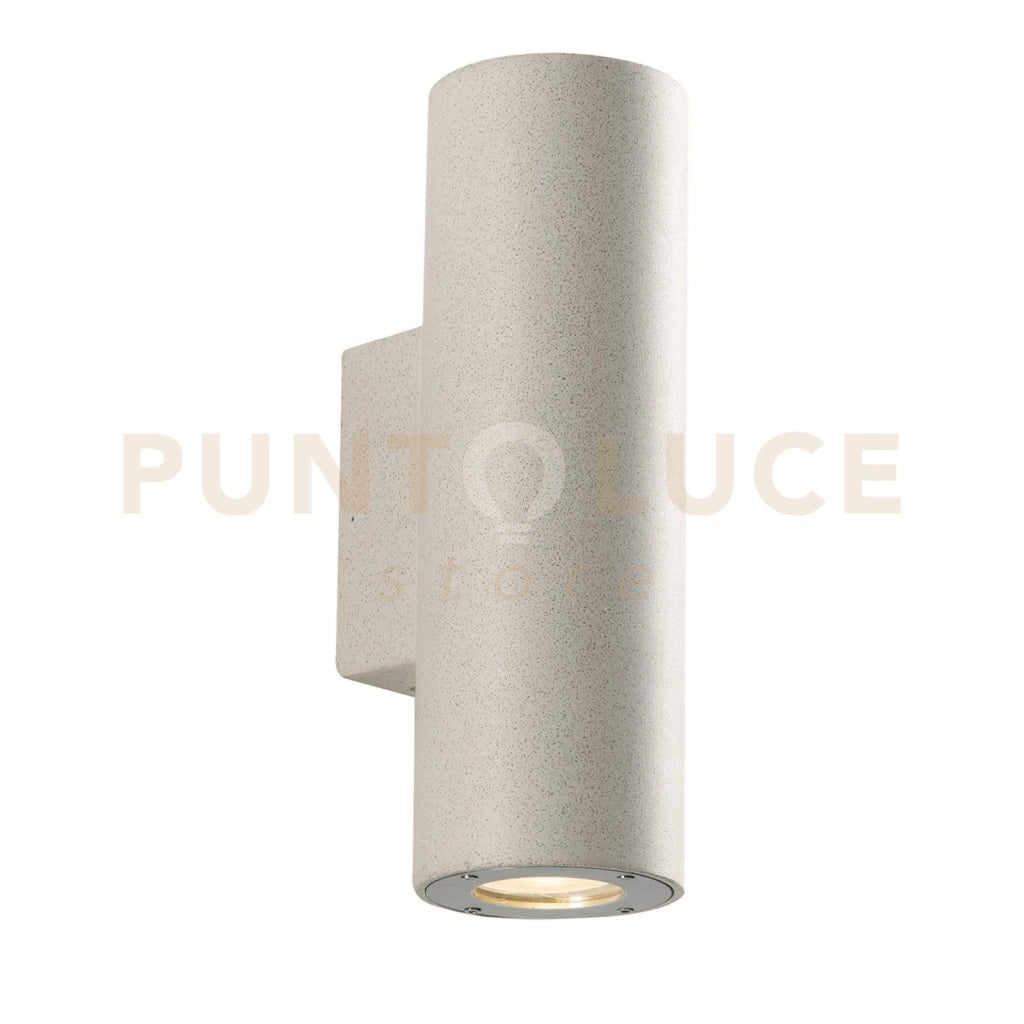 APPLIQUE BIEMISSIONE PORTLAND BIANCA 2 LUCI ATTACCO GU10 IP65 8,3X11,1X25,4CM