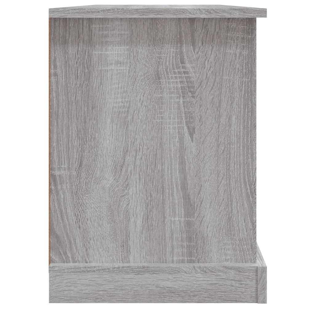 Mobile TV multimediale mensola TV credenza TV sala da pranzo soggiorno camera da letto Sonoma 99,5 x 35,5 x 48 cm legno ingegnerizzato grigio 02_0028478