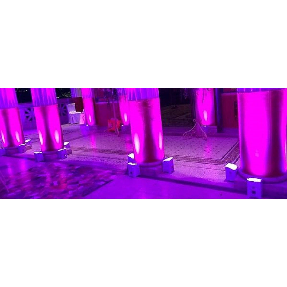 Trade Shop - Smartbat Par Led Wireless A Batteria 6x18w Led Da 6 Colori 6in1 Rgbwa Uv -
