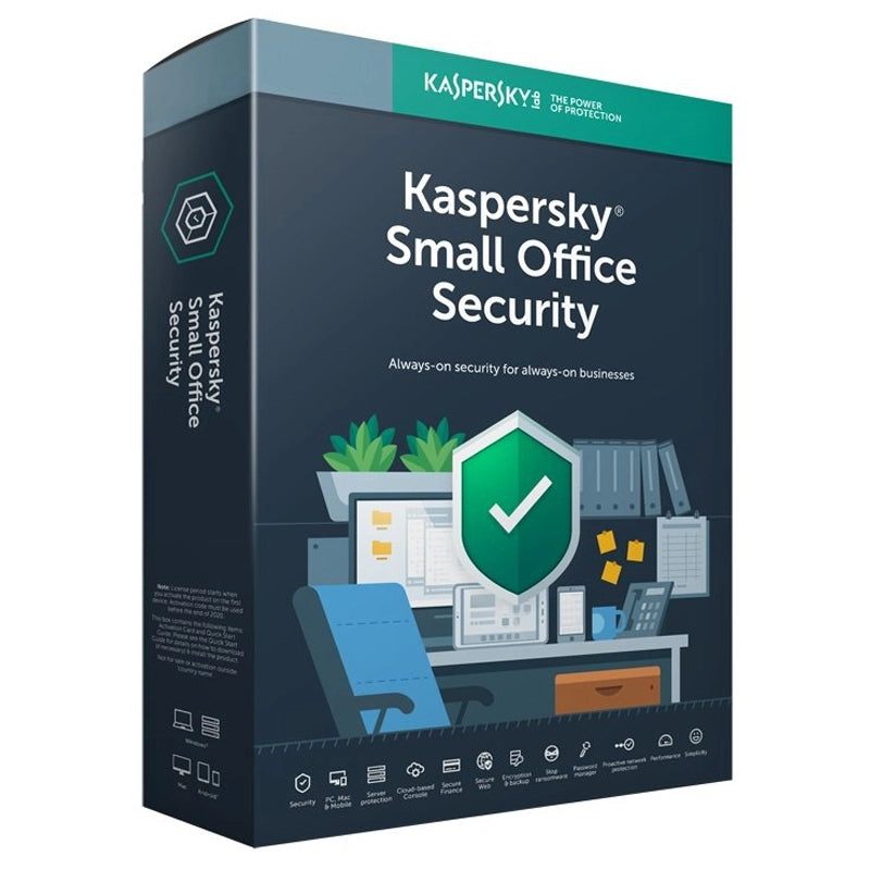 KASPERSKY SMALL OFFICE SECURITY 8.0 - 1 SERVER + 10 CLIENT - 12 MESI (KL4541X5KFS-21ITSLIM)