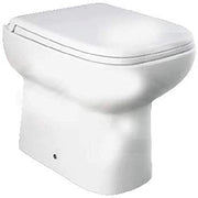 VASO WC RIVER IN CERAMICA BIANCA A TERRA