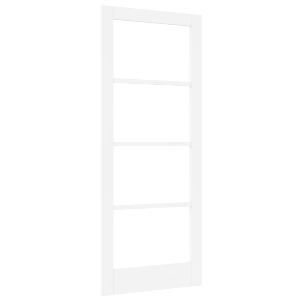 Porta interna con vetro "ORKDAL" Bianco 83x202x4 cm