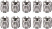 Kit di riparazione cavi - 10 pezzi - Corpo di riparazione in acciaio inossidabile - Bussola interna M3x0.5mm - Bussola esterna M5x0.8mm - Estensore di cavo - Adatto per la riparazione dei cavi - Estensore di cavo per innesco