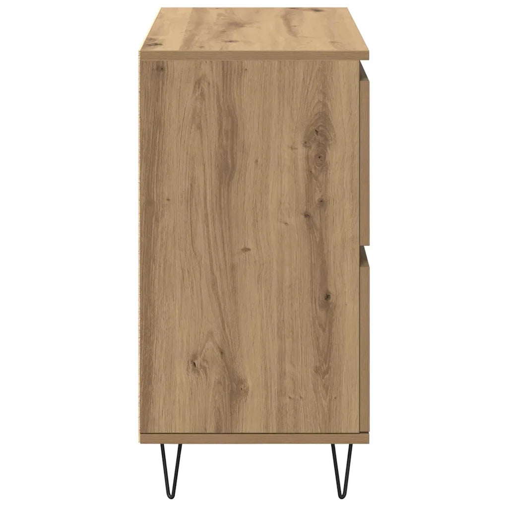 vidaXL Sideboards 3 pcs rovere artigianale 180 x 35 x 70 cm
