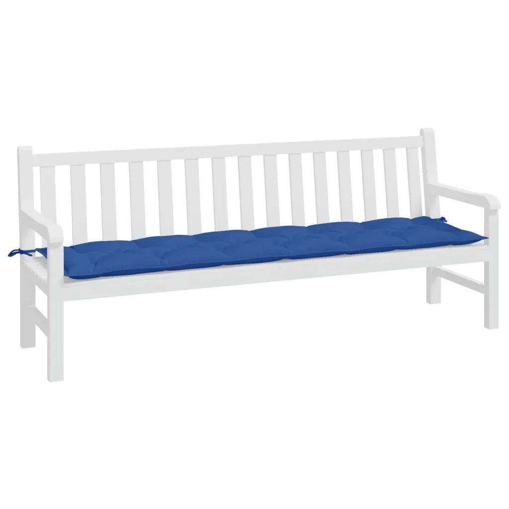 Cuscino per Panca Giardino Blu Reale 200x50x7 cm Tessuto Oxford 361650