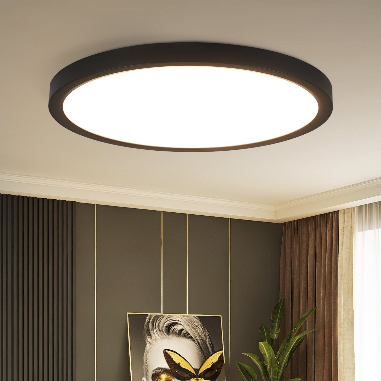 ZMH Lampada da soffitto a LED IP44 per soggiorno e corridoio - Illuminazione