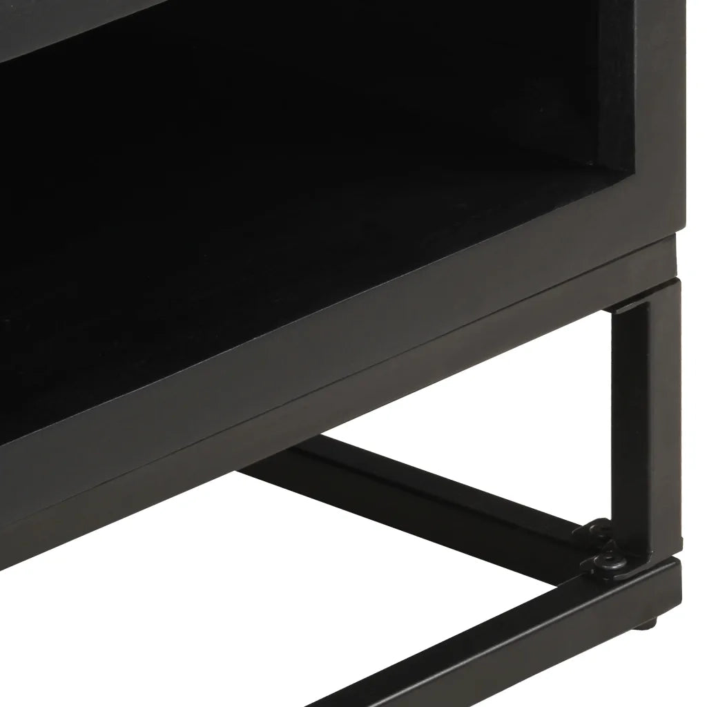 Tavolino da Salotto 90x60x35 cm in Legno Massello di Mango 323497