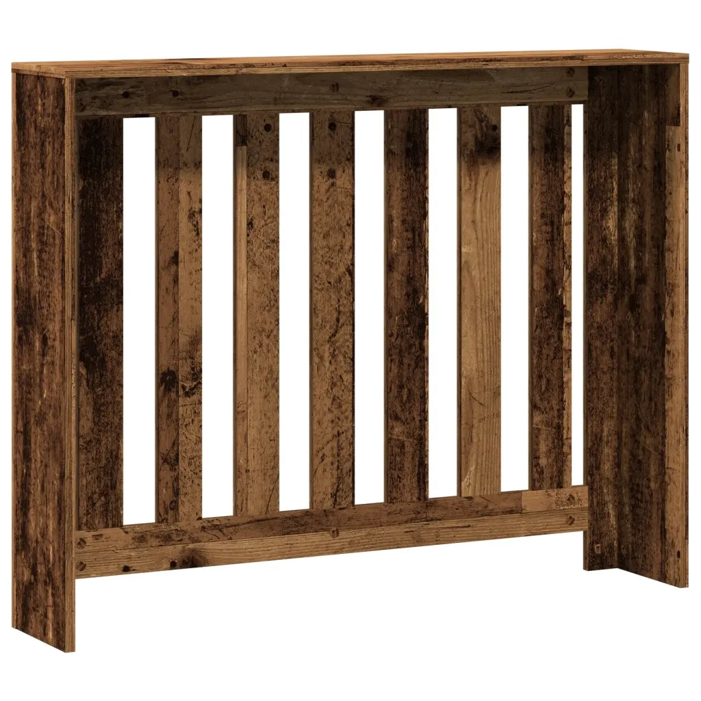 vidaXL Copertura Termosifone Legno Antico 104x20x82 Legno Multistrato