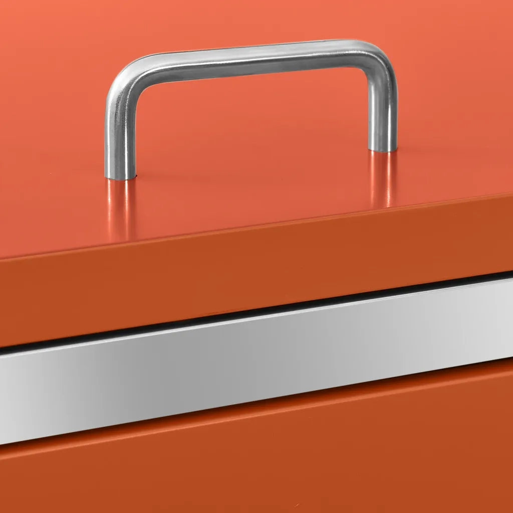 Copribidone per Spazzatura Singolo 69x77,5x112,5cm Acciaio Inox 149565