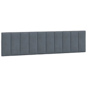 Cuscino Testiera Hanko Grigio Scuro 200 cm in Velluto CFW8233352