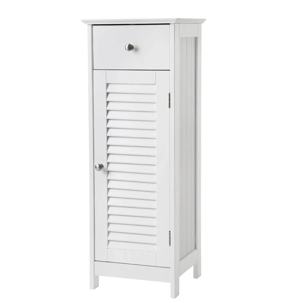Mobile bagno indipendente mobile contenitore angolare con 1 cassetto bianco 12_0006496