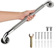 Maniglia per Bagno a 60cm - Manubrio Antiscivolo per Docce - Maniglia di Acciaio Inossidabile - Supporto per Docce e WC - Maniglia di Sicurezza per Personaggi a Rischio