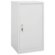 Armadio Porta Sella Grigio Chiaro 53x53x105 cm in Acciaio