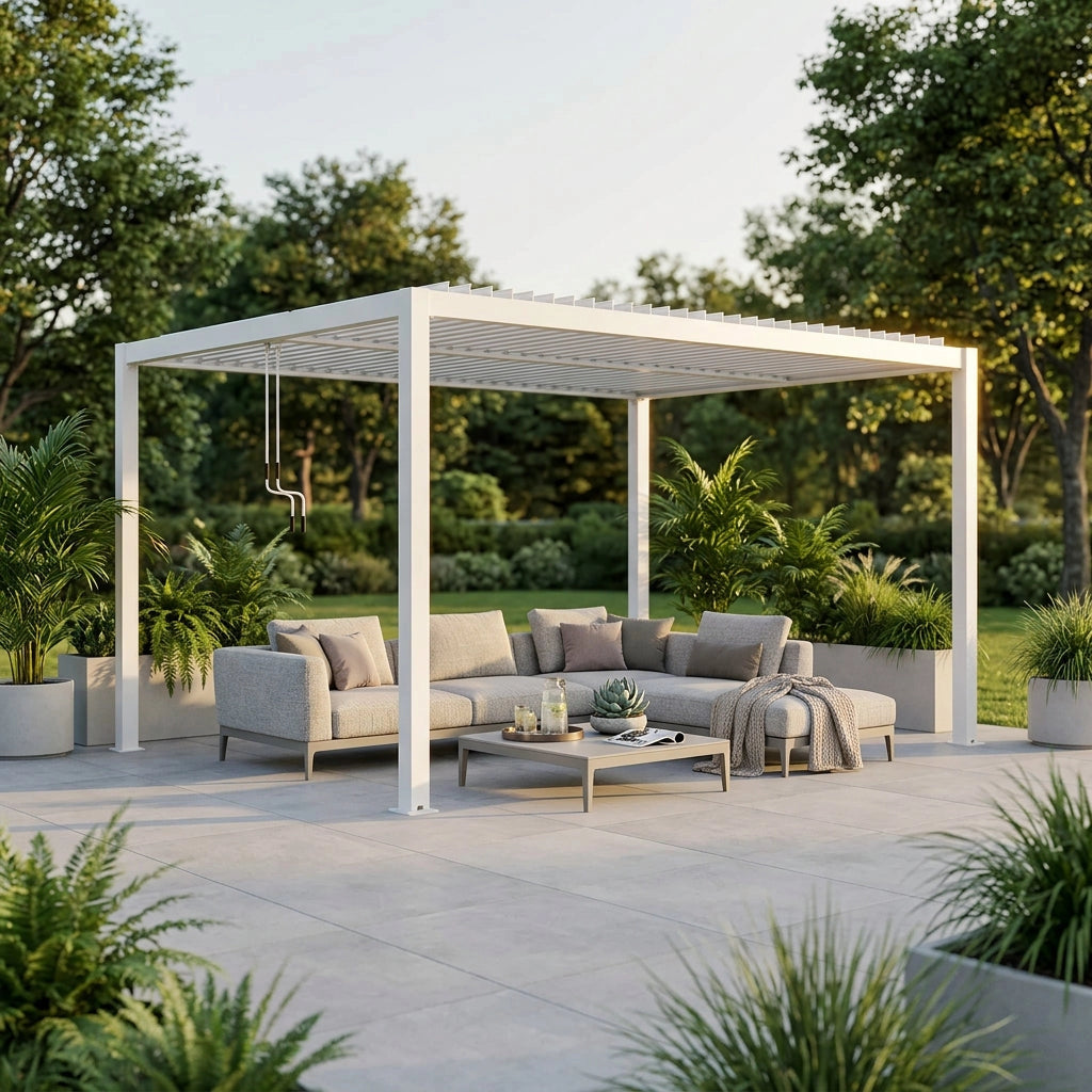 Pergola bioclimatica in alluminio - TONY