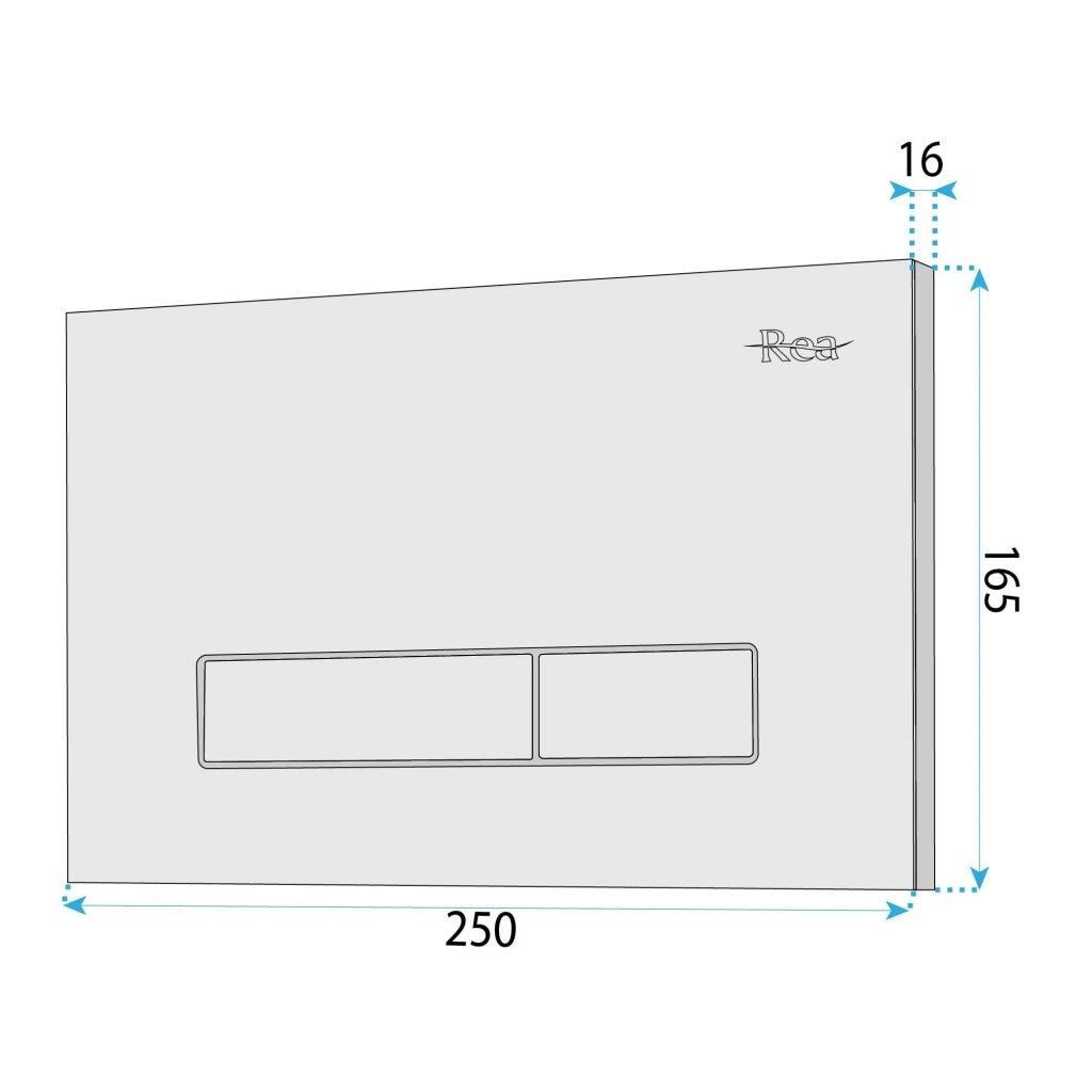 Pulsante Per Supporto Set Da Incasso Wc Rea Hd K011a-q And Slim 024n Satin