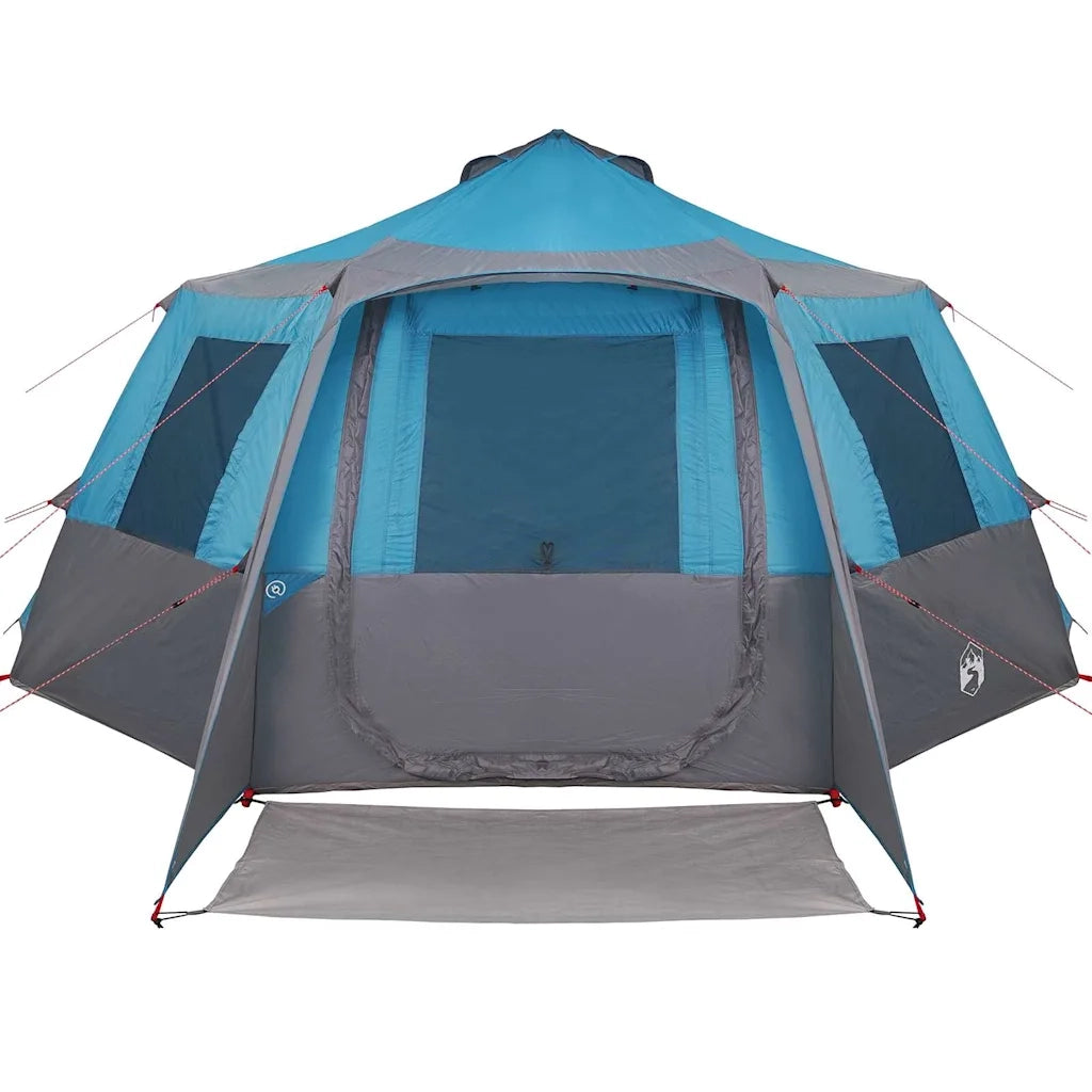 Tenda da campeggio per 12 persone con tetto Blu e Grigio 42004057