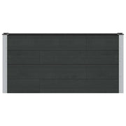 Fioriere | Cassetta per fiori | Letto rialzato da giardino Nero 150 x 30 x 72 cm