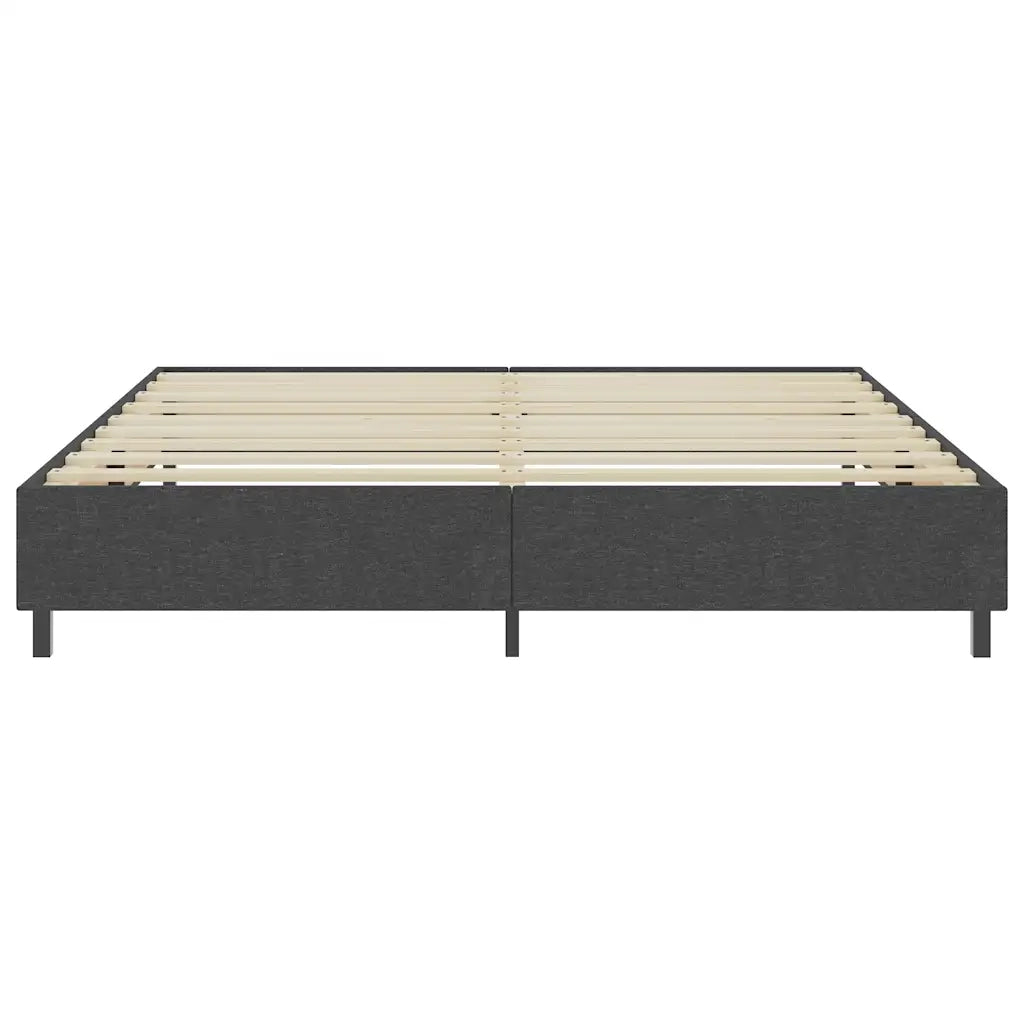 Letto a Molle Grigio in Tessuto 200x200 cm cod mxl 58783