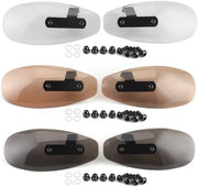 Motorhandbescherming universale 10 mm, protezione delle mani del motore, protezione delle mani del motore in acrilico, parabrezza del motore (trasparente)